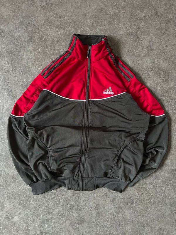 Grey Adidas track jacket